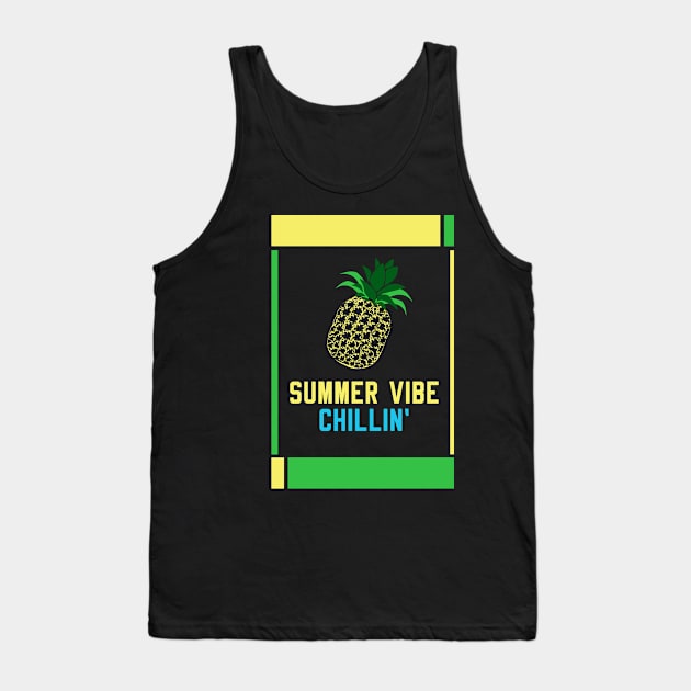 pineapple at sea  summer vibe chillin Tank Top by HCreatives